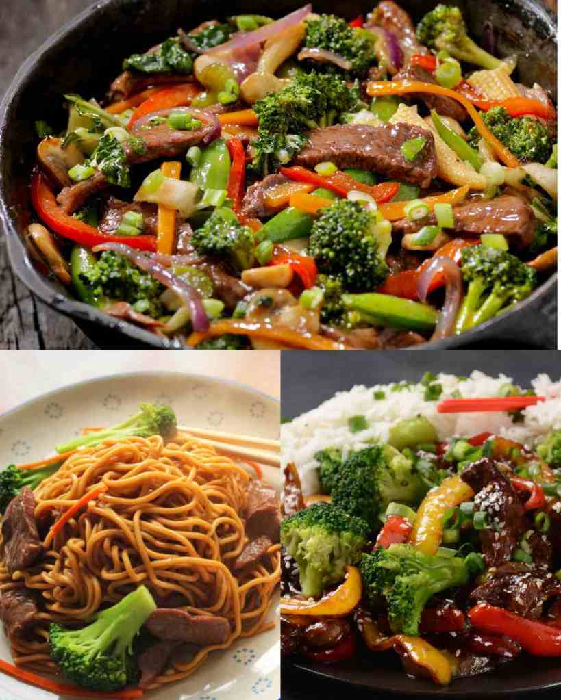 Beef stir-fry