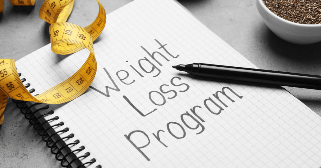 Complete weight loss program with meal plan and tracker