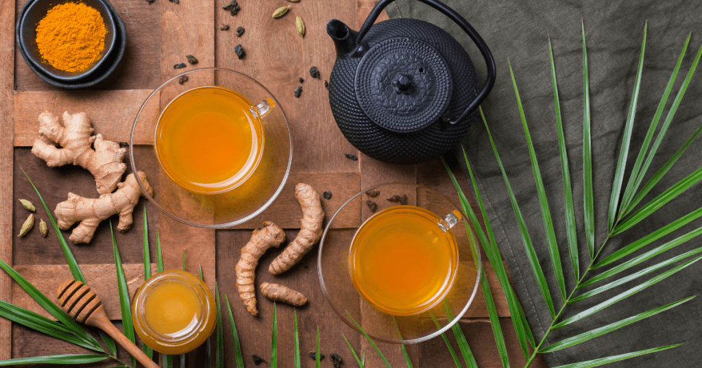 anti inflammatory foods like ginger and turmeric